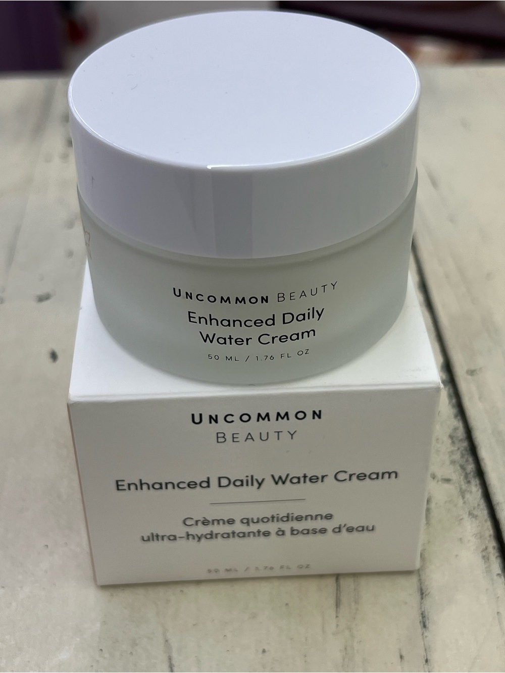 Uncommon James Enhanced Daily Water Cream — White